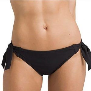 Prana Black Bikini Bottom separated with tie waist size XS